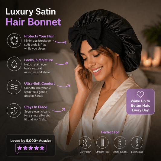 Selfi Care™ Sleeping Bonnet Hair Wrap Satin Cap