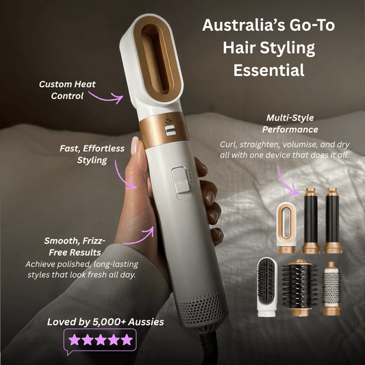 Selfi Care™ Styler 6-in-1 Hot Air Brush & Styling Kit